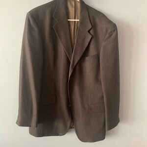 Oscar de la Renta Black/gray Checked Sport Coat